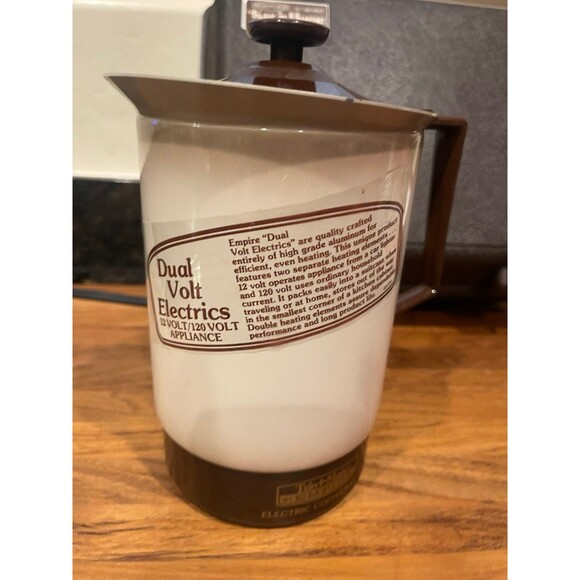 Vintage empire kar ‘n home Car Coffee Maker with Case - Picture 5 of 8